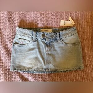 NWT Hollister Denim Mini Skort